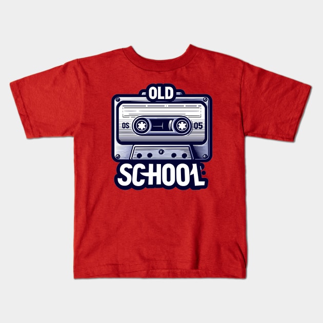 Cassette tape Kids T-Shirt by Vehicles-Art